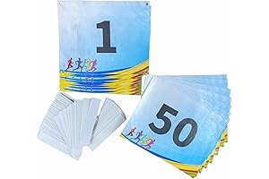 Tyvek Race Bibs Running Numbers Bibs with Race Bib Tape Instead Pins...