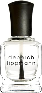Deborah Lippmann Ultra Quick-Dry Top Coat, Clear | Protects Nail Polish Color, Long-Lasting High Shine | Fast Drying Finish for Manicure | Addicted To Speed, 0.5 Fl Oz