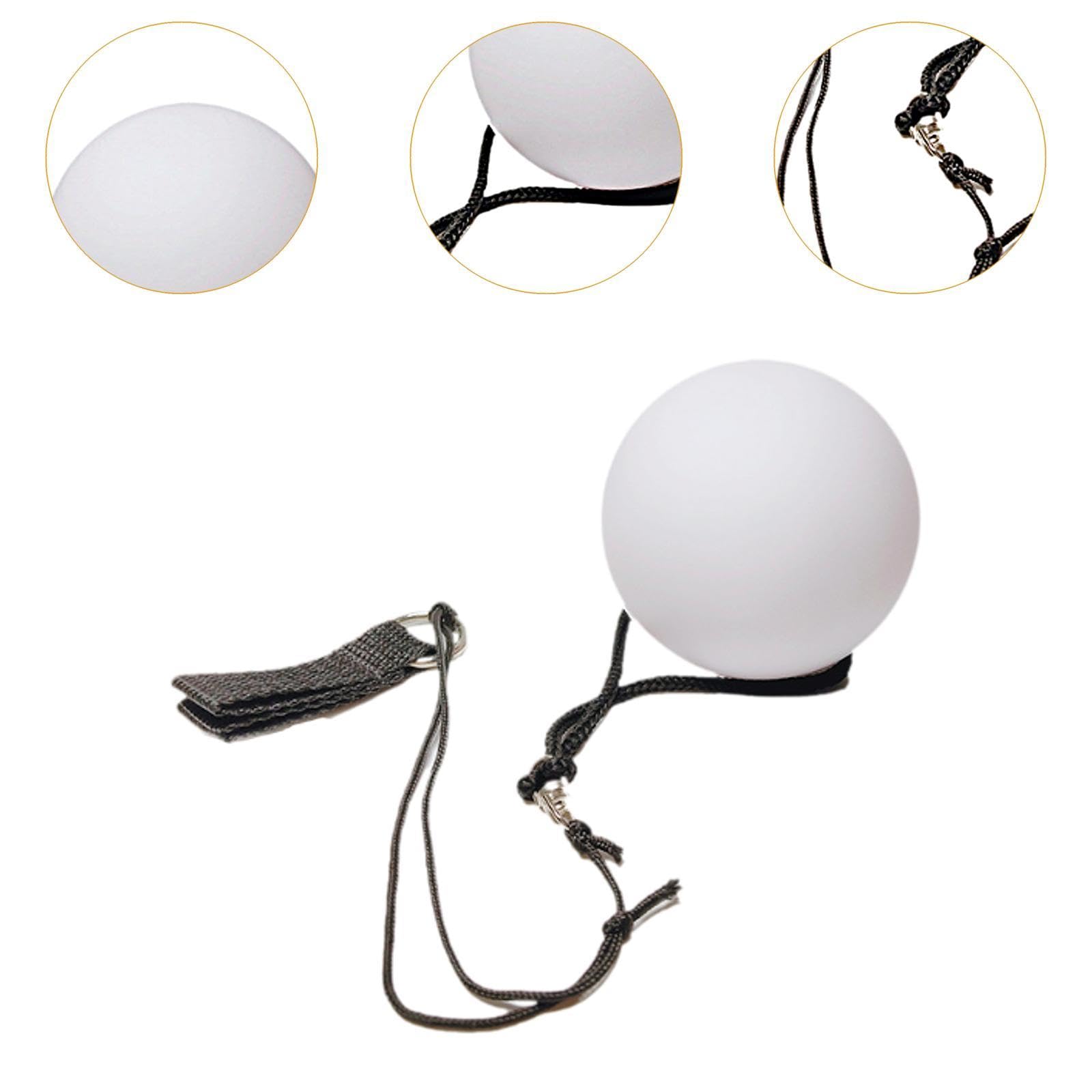 Harilla LED-Poi-Ball, Poi-Wurfball, Übungsball mit Stange für Anfänger, Bauchtanzbälle, Fitnessball, Sport, Party, Tanz, Leuchtball