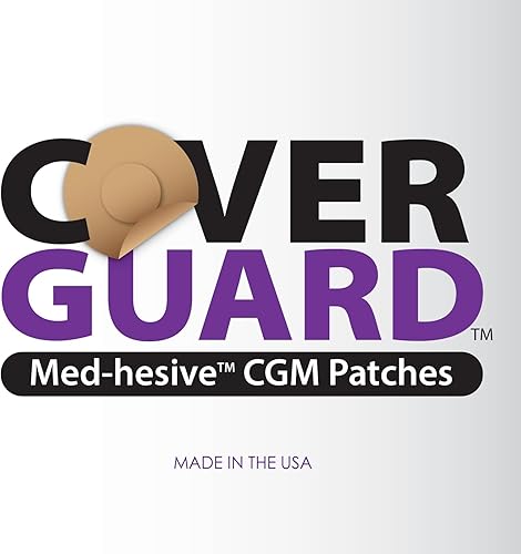 Miniatura 11 de CGM Overpatch  Omnipod 5 insulina Pod  Diseño de corte central bronceado  25 unidades  Adhesivo impermeable  Antideshilachamiento  Fácil aplicación