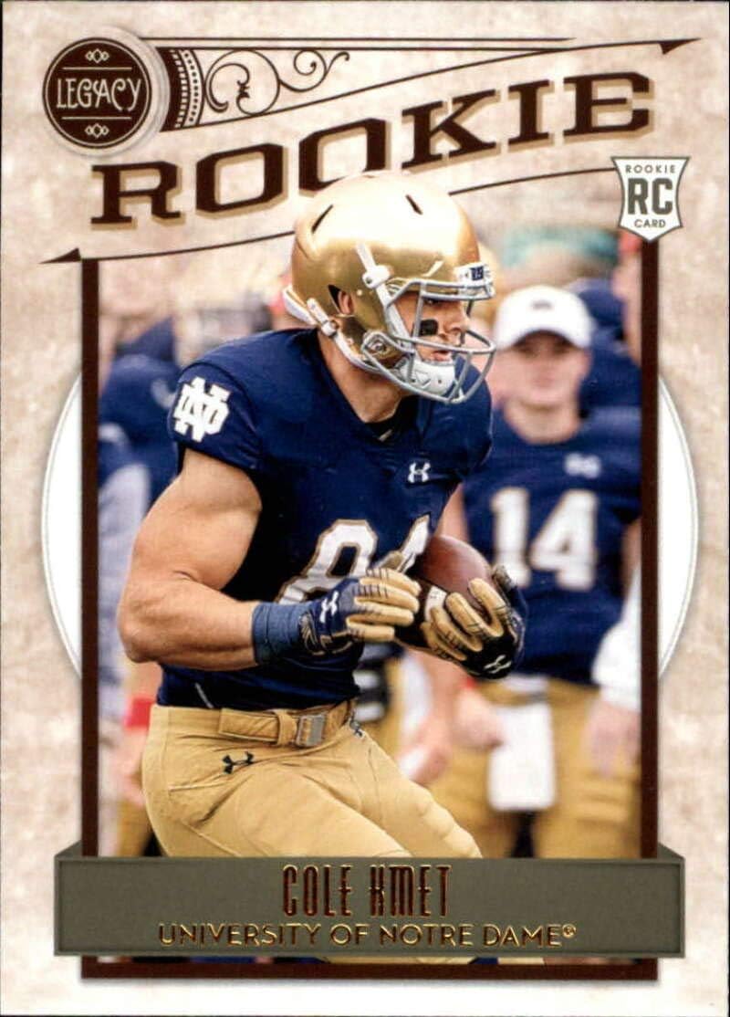 2020 Legacy Football #159 Cole Kmet Notre Dame Fighting Irish Rookie Official NFL Trading Card by Panini America