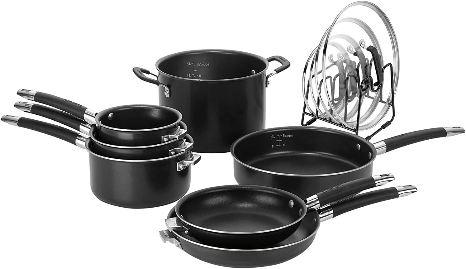 CUISINART N5112BK SmartNest Nonstick Aluminum Nesting