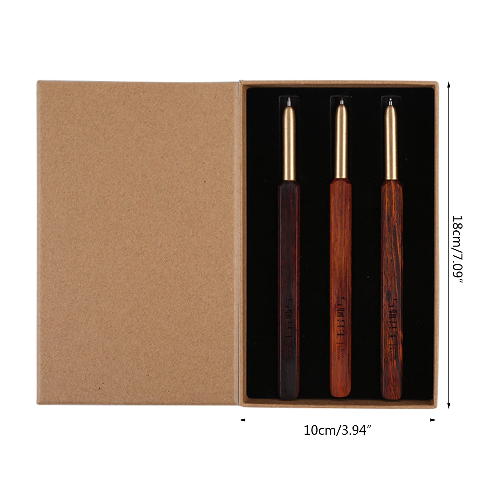 3 Stück Massivholz Kratzmalstift, multifunktionaler tragbarer, Kunstfarbe, Malstifte, scharfer, Kratzpinsel, Kratzstift für Kunststifte, Malerei für und Erwachsene