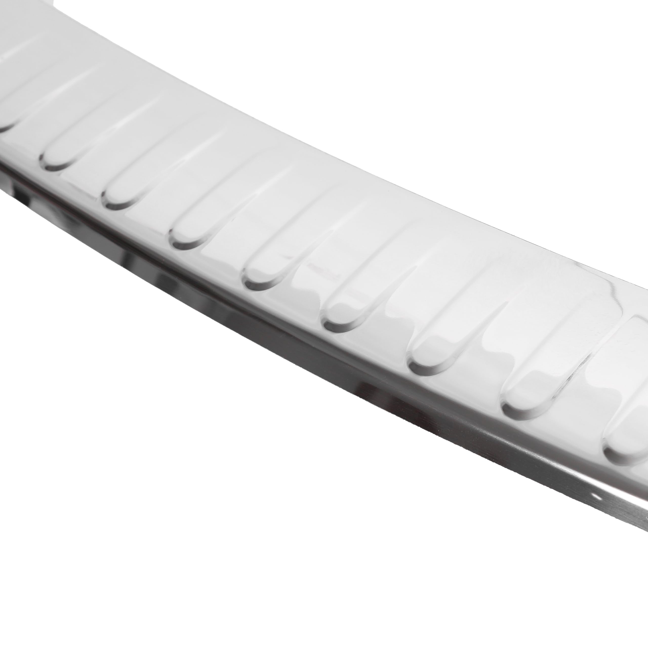 INLY Ladekantenschutz Stoßstangenschutz Heckschutz Edelstahl Chrom kompatible mit Golf Plus (2008-2014), Golf Alltrack (2010-2014)