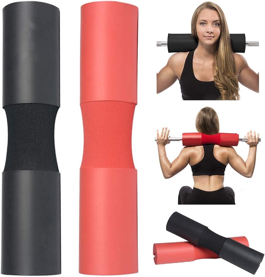 TOUARETAILS Barbell Pad Squat Pad Neck Cushion Foam Shoulder Pad Neck Back Protective Pad Fitness Padded Attachment Squat Pads for Lunges and Squats, Weightlifting