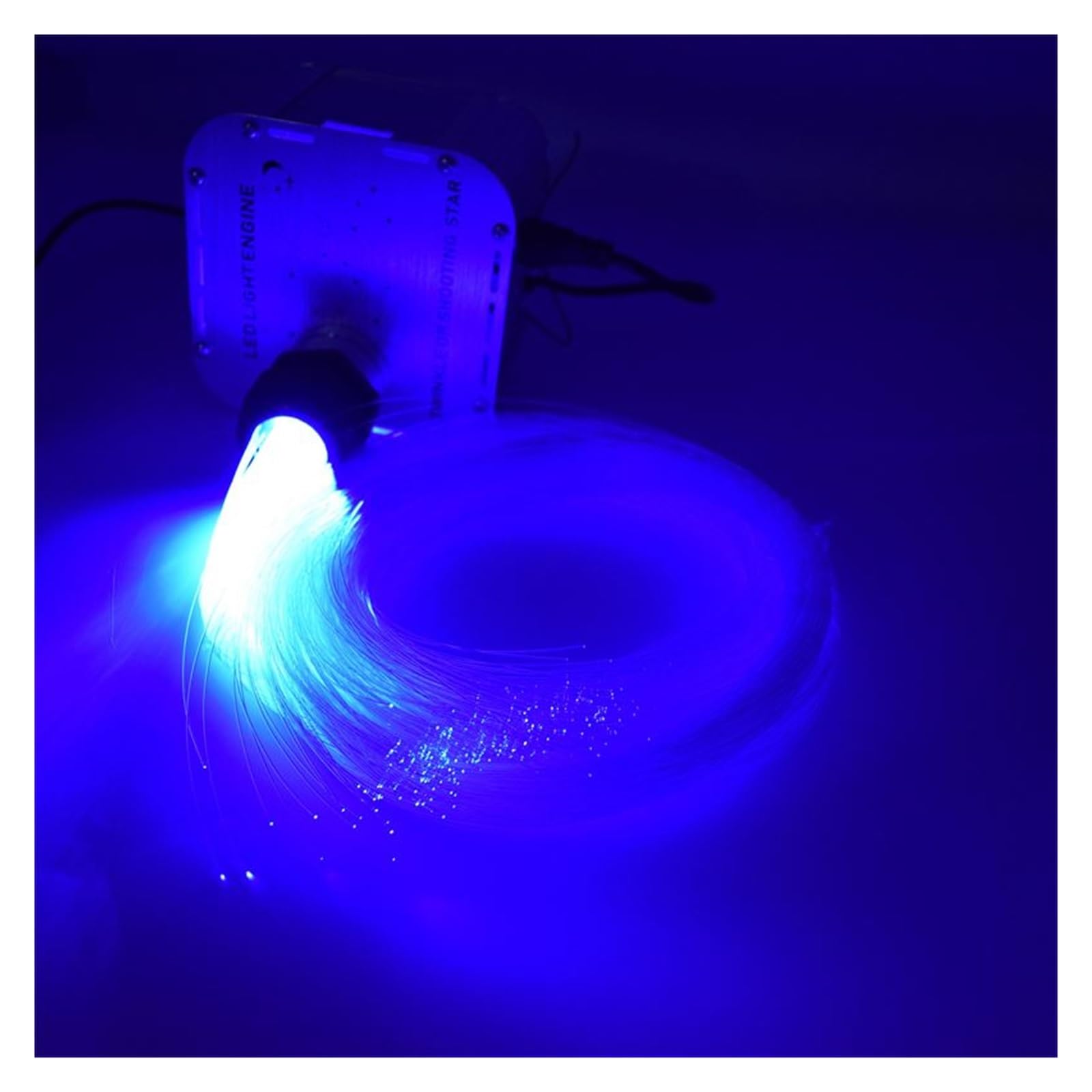 Motor ligero del alto brillo 27W RGB LED con la luz equipo techo de estrella cable fribra óptica PMMA,Durable(IN DOOR,Only LED light)
