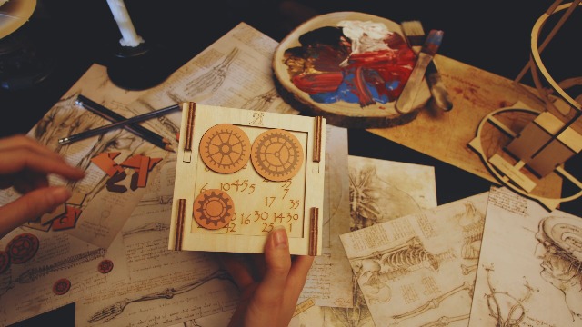 INSCAPE Da Vinci's Marvel – 3D Houten Puzzelbox – Escape Room Spel Voor Volwassenen & Kinderen