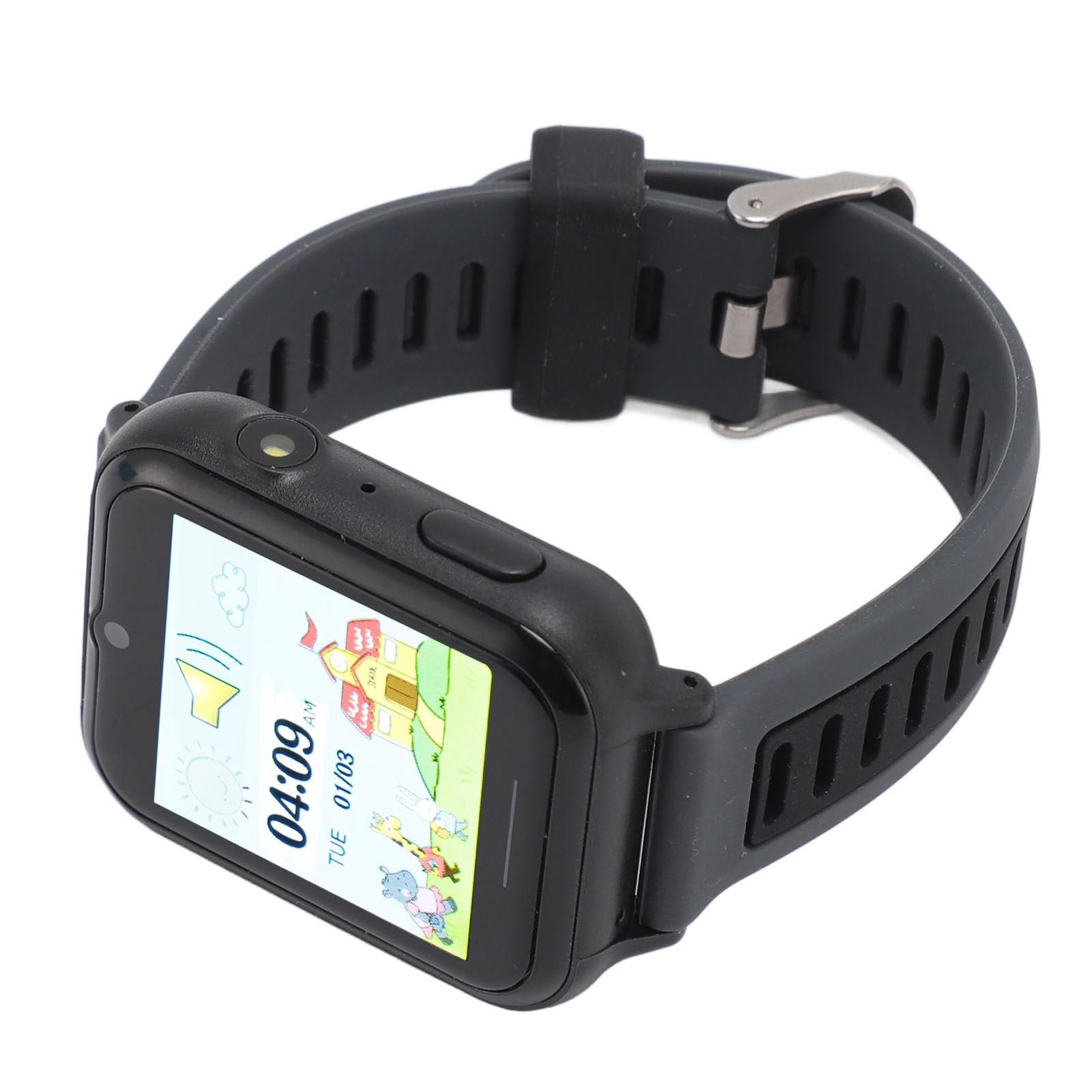 Jectse Montre Intelligente pour Enfants pour Garçons et Filles, écran Tactile Y12B, Montre Intelligente étanche pour Enfants avec 14 Jeux, Caméra Musicale, Réveil Vidéo, Lampe de Poche,
