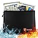 Large Fireproof Document Bag, 13.7"x 9.8"Water Resistant Fireproof Pouch, Fireproof Safe Storage Money Bag with Zipper for A4 Document Holder,Cash,File,Tablet,Passport and Valuables