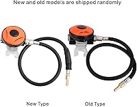 Vista 8 de Regulador de buceo ajustable de dos etapas, piezas de aparato de respiración subacuática de buceo, máscara, válvula, manguera, conector