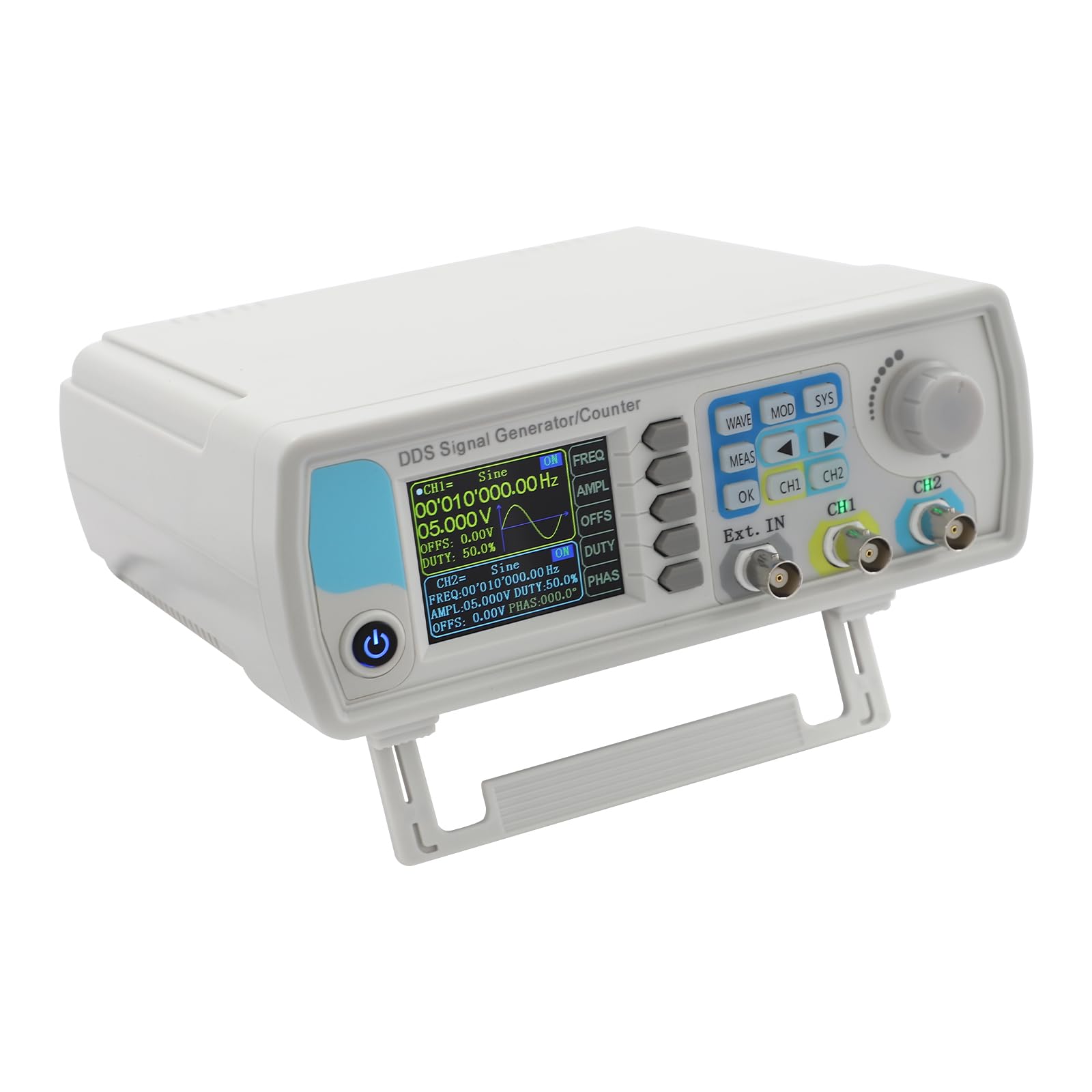 Funktionsgenerator Signalgenerator Wellenformgenerator DDSGenerator Frequenzgenerator Messgerät Laborgerät ideal für Elektroniklabore bis 15 MHz dualer Kanal 14 Bit Auflösung