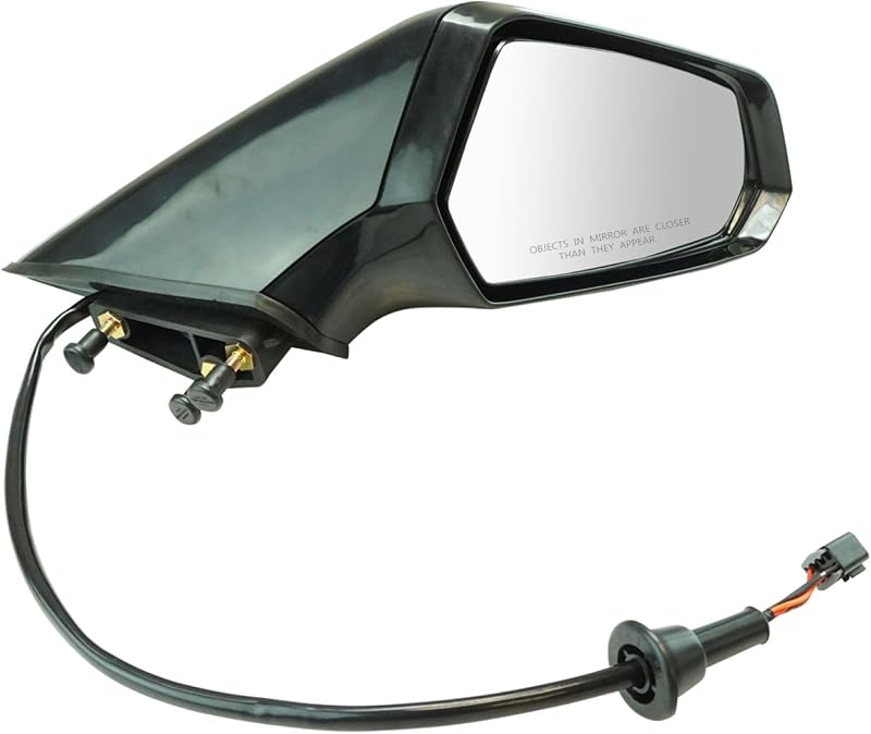Retrovisor elétrico com aquecimento AM Autoparts lado direito para Chevrolet Camaro 2010–2015 – 1 unidade