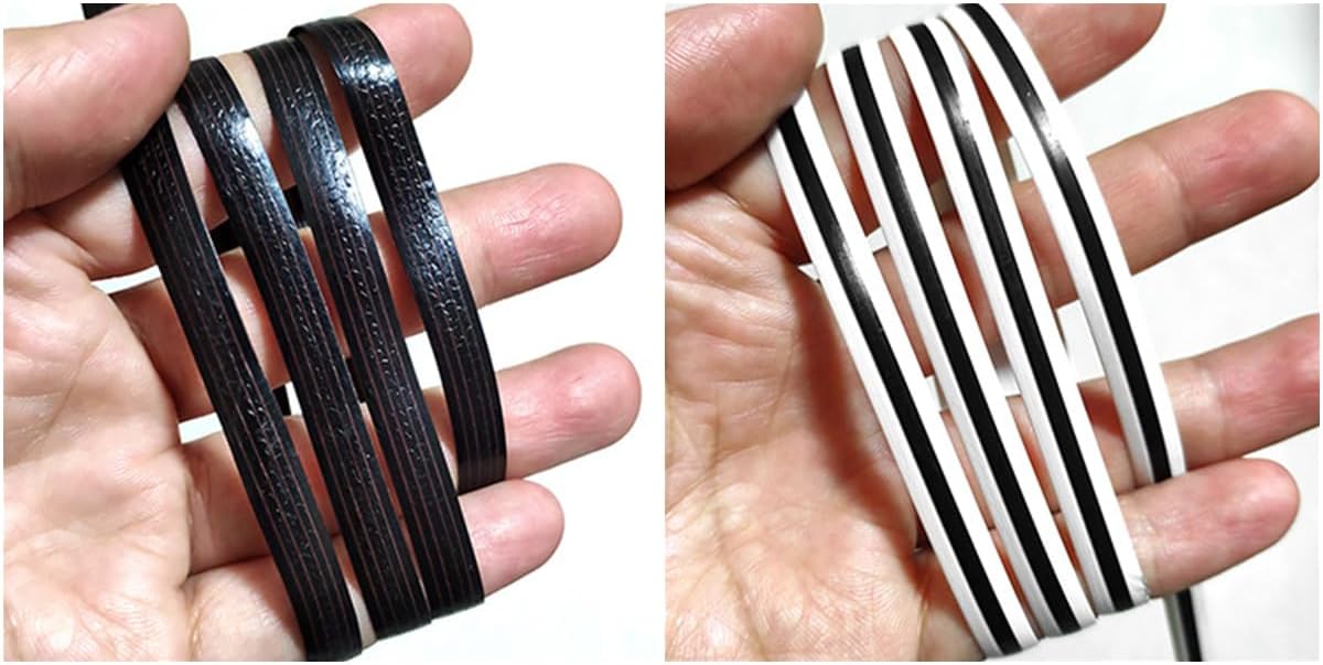 Queenbox 2.8mm 500g Solid Round PE Rattan Weaving Material, Plastic Knit Wicker Repair Kit for Patio Furniture Chair Basket, 20
