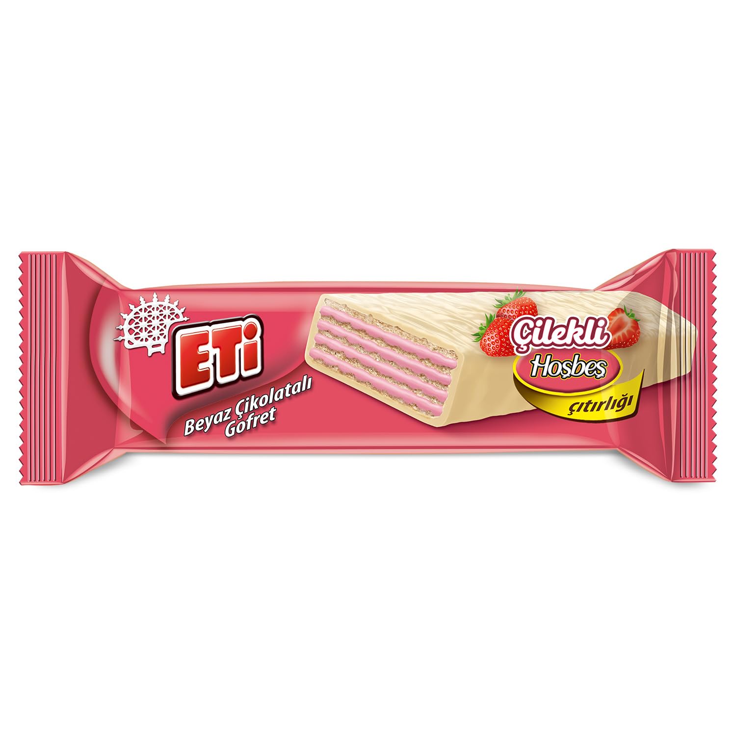 Eti Gofret Çilekli Beyaz Çikolatalı 29 gr