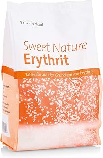 Sanct Bernhard Sweet Nature Erythrit, Tafelsüße auf der Grundlage von Erythrit, Inhalt 1kg