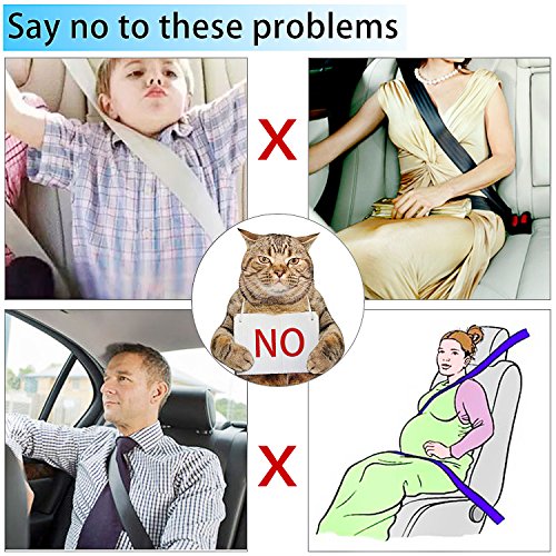 Petutu 6PCS Car Seat Belt Covers, Soft Shoulder Strap Pad for a More Comfortable Drivinger,Soft Car Safety Seatbelt Strap for Adults -Black - Thumbnail 7