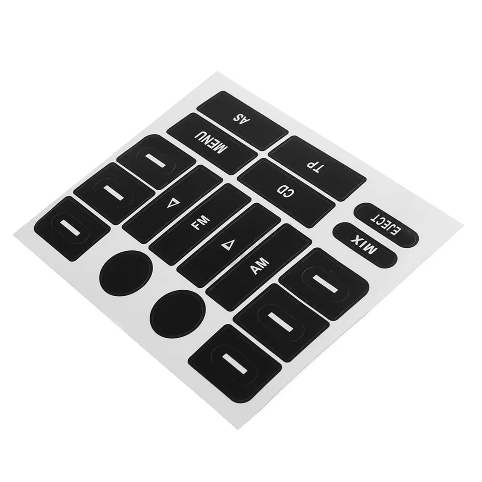 Button Stickers Compatible with Golf for MK5 for Passat Radio Button Repair Stickers Radio Knobs Repair Sticker Worn Button
