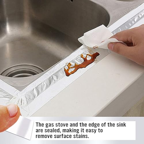 Miniatura 3 de Cinta HVAC, cinta de aluminio, 4 mil 2 pulgadas x 66 pies, cinta de aluminio para conductos, para reparación de metales cinta aislante (plateado)