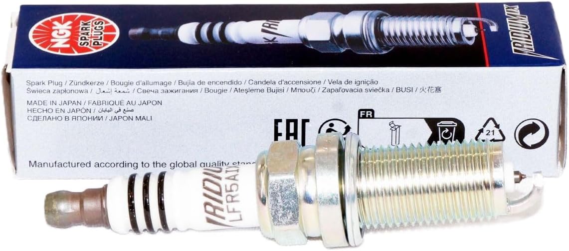 NGK Iridium IX Spark Plug, 4 Pack, Copper Core, Compatible with Toyota Highlander Base 2009-2013 2.7L/2672cc