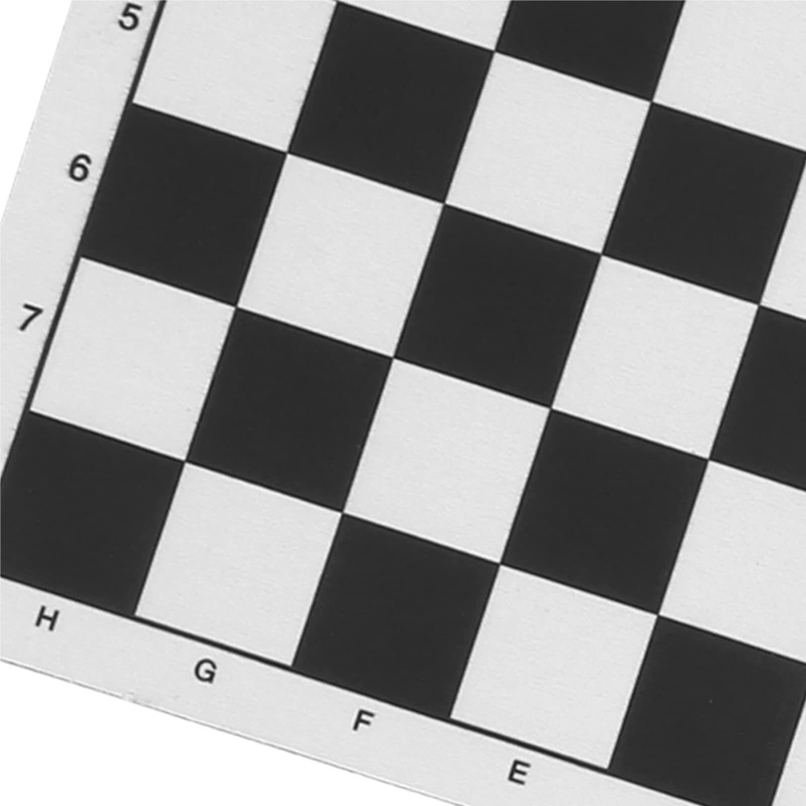 Set di scacchi standard internazionaleScacchiera in pelle | Portatile pieghevole e adatto for giochi e attività ricreative in famiglia all'aperto