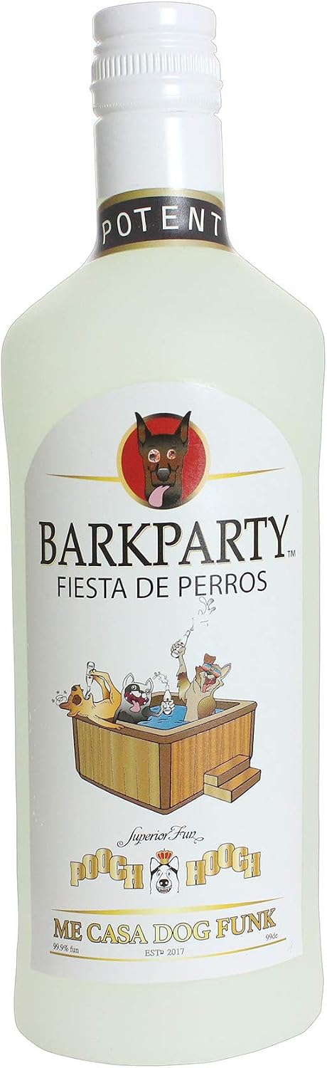 SILLY SQUEAKERS – Liquor Bottles - Dog Toy - 100% Vinyl. Loud Squeaker. Made Durable & Strong. Novelty Play Toy & It Floats (Combo Pack #8)