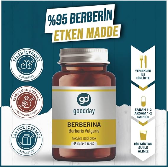 Goodday Berberina Capsule 60 Capsules Food Supplement