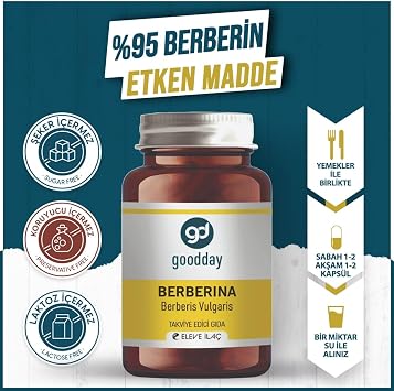 Goodday Berberina Capsule 60 Capsules Food Supplement