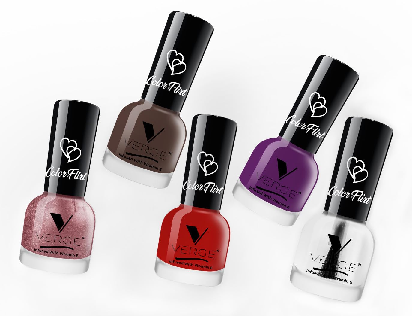 VERGE ColorFlirt One Stroke Smooth & Luxury Shine Nail Polish (Infused With Vitamin-E) Always Classy-image-12
