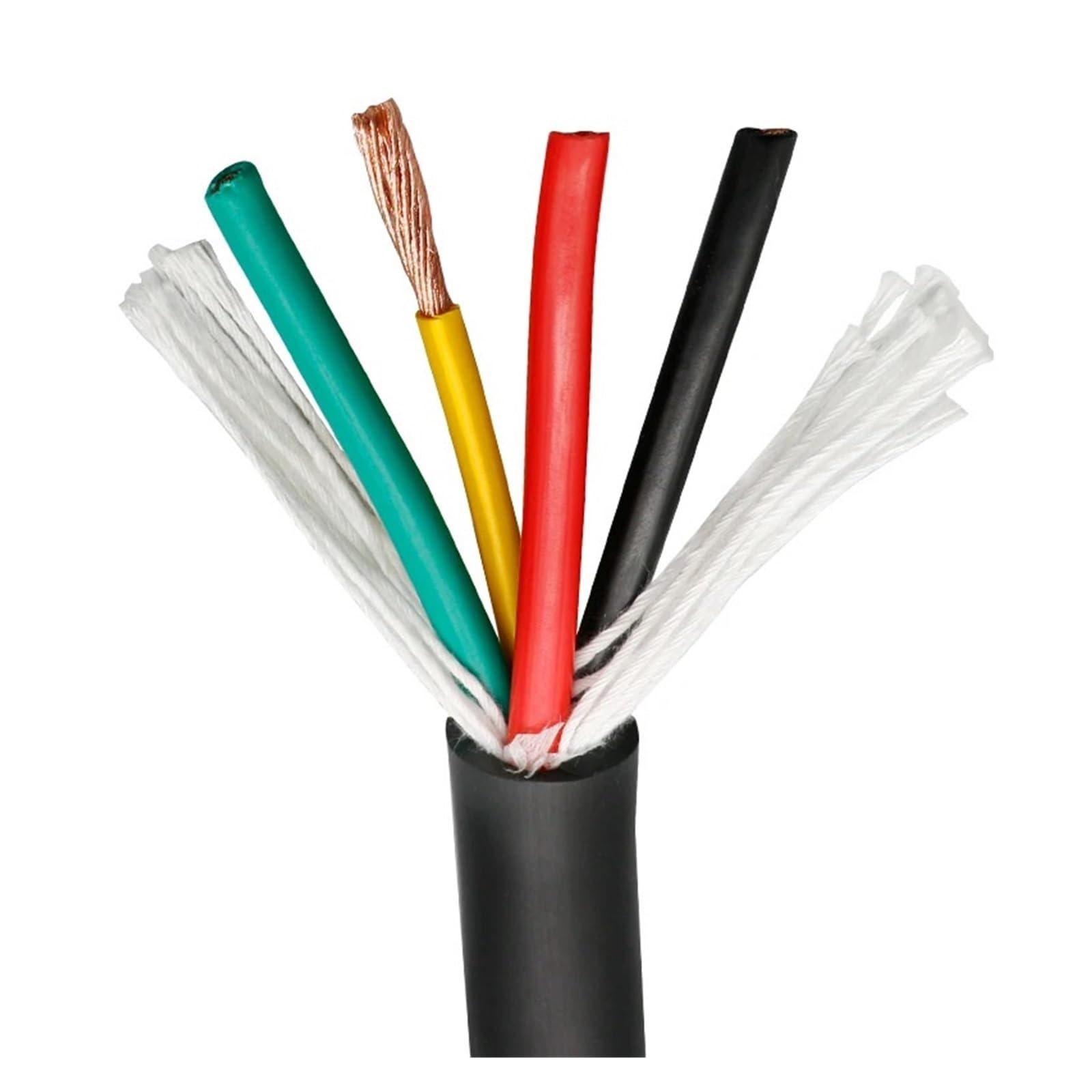 Cable de cobre de alta flexibilidad TRVV 2-40core 26-11, plegable, resistente al aceite, cable de control de señal (10 núcleos, 22 AWG 5 metros)