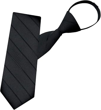 Mantieqingway Pre-tied Adjustable Zipper Neck Ties for Men 3.15 Mens Necktie for Office Graduation School Uniforms