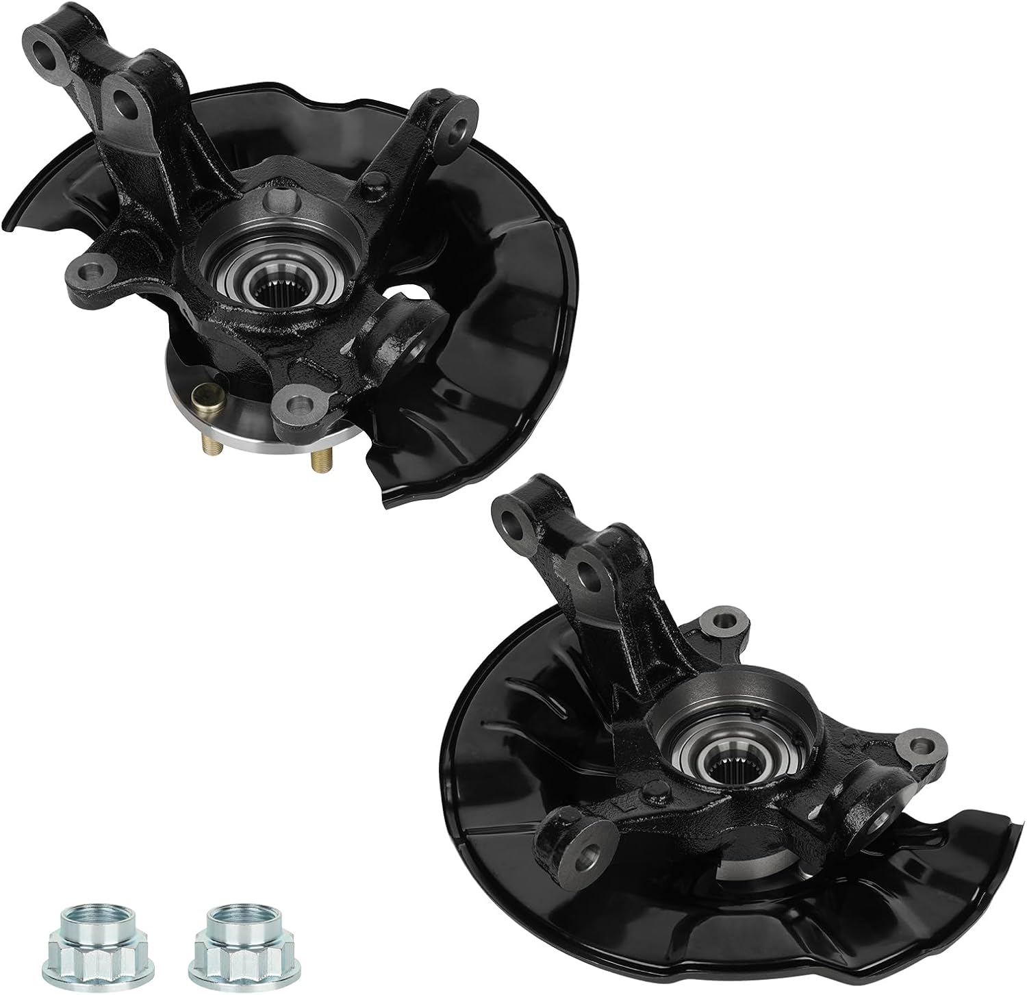 Front Steering Knuckle & Wheel Bearing Hub Assembly for Toyota Corolla 2014-2018 L4 1.8L, Matrix 2009-2013 L4 1.8L, Left Driver and Right Passenger Side