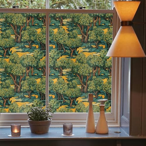 Vinilo Decorativo para Ventanas 15.7x118 in Verde Oliva miniatura 3