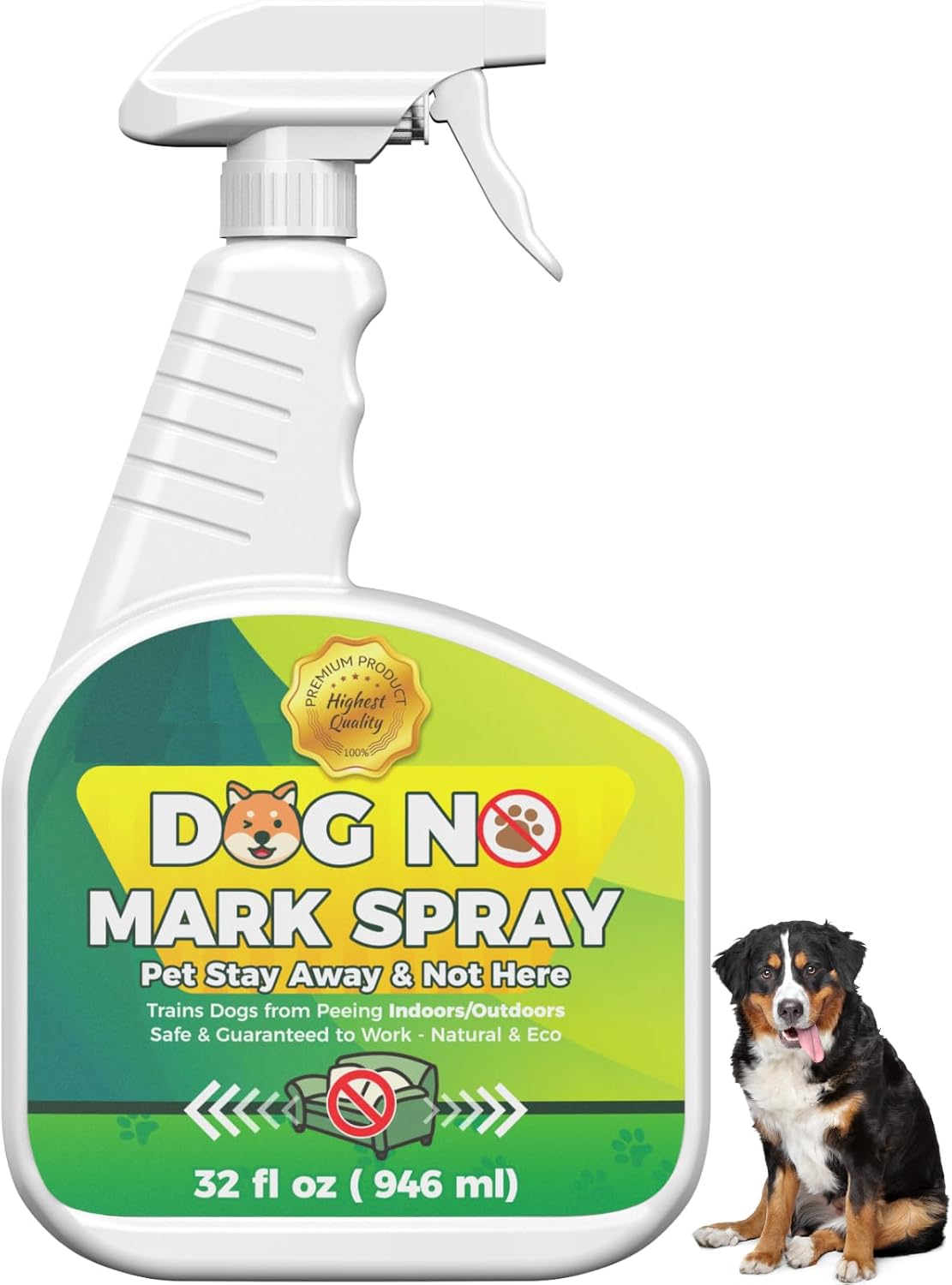 32.0 Fl Oz Say Goodbye to Odors and Stains on Your Pet, Keep Your Home Clean and Tidy, Get Your Dog into Good Habits, Dog Not Here Spray, Say Goodbye to Odors and Stains on Your Pet