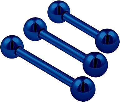 Amazon Com 3 件組外科鋼製槓鈴環16g 6mm 8mm 10mm 3mm 球形軌跡螺旋耳環眉毛穿孔珠寶查看更多顏色 Ad 1 2 6810 P3 Dbl 服裝 鞋子和珠寶