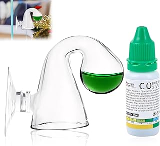 Co2 Dauertest Aquarium Co2 Test Aquarium Co2 Dauertest Co2 Tester Aqua-rium Co2 Messgerät Aqua-rium Präzise Messung Das Wachstum von Pflanzen Fischen für Süßwasseraquarien Fördert,15ml