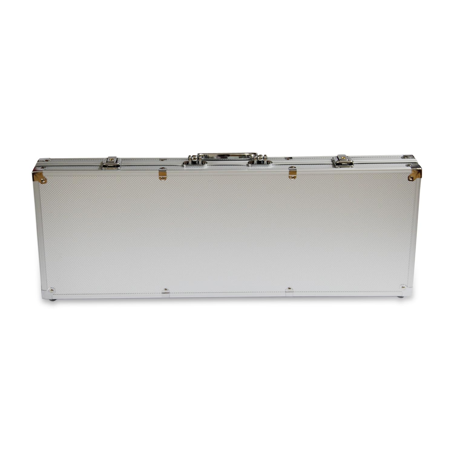 Poker Stuff India Empty 500 Pc Silver Aluminium Case