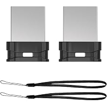K&ZZ 64GB 2 Pack USB Flash Drives Ultra Slim Thumb Drives Memory Stick USB Drives Data Stick Expansion Disk with Black Portable Strap 64GB 2 Pack Bundle