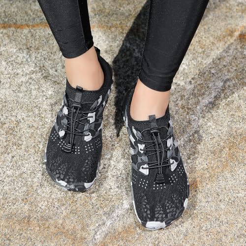 Image of Hike Barefoot Shoes for Women Men Breathable & Non-Slip Athletic Footwear Wide Toe Water Shoes,Designed for Walking,Running&Swimming