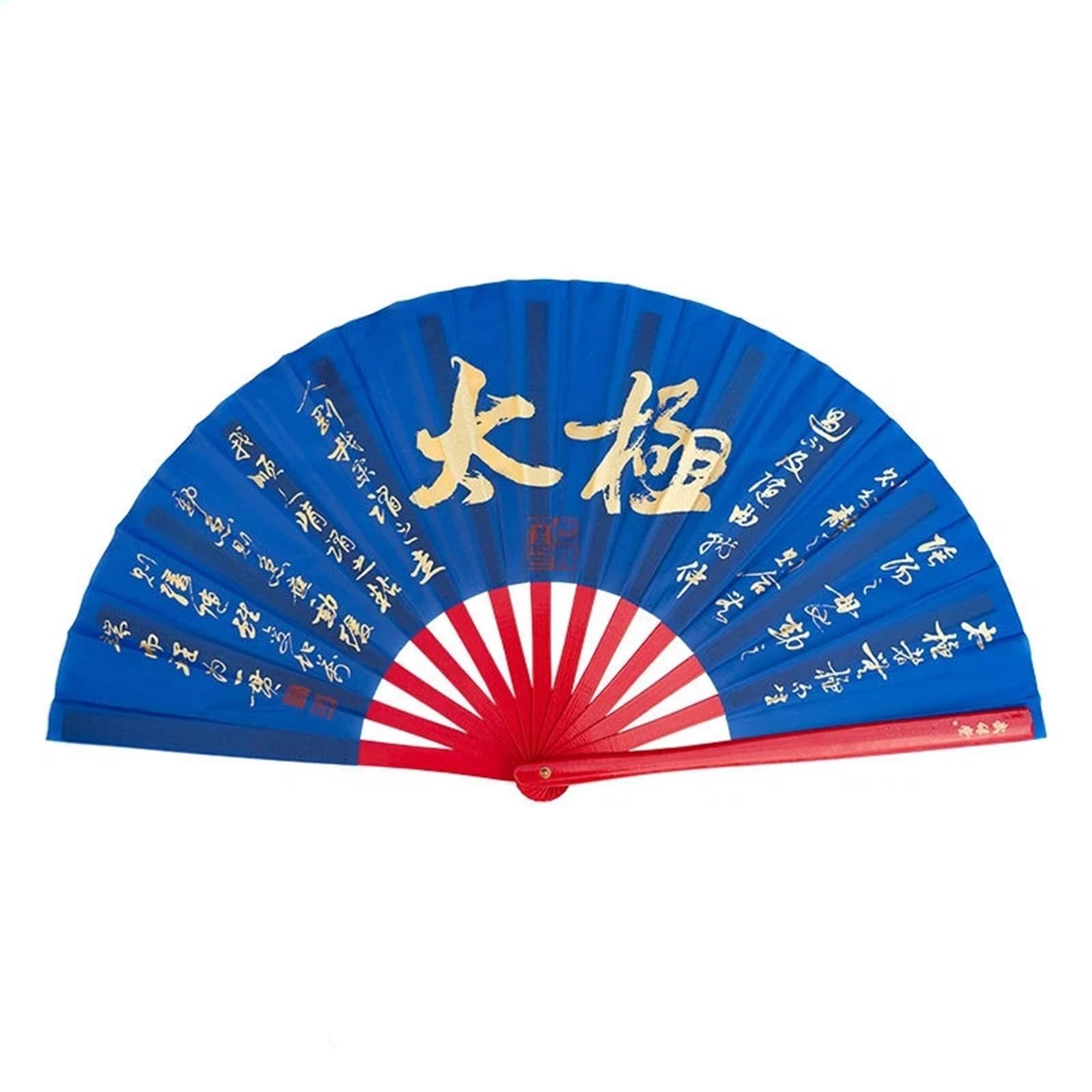 MDSIOKHJ Tai Chi Fan Chinese Kung Fu Tai Chi Fan Dance Gymnastics Training Folding Morning Exercises Fitness Fans for Fitness(Color 6)