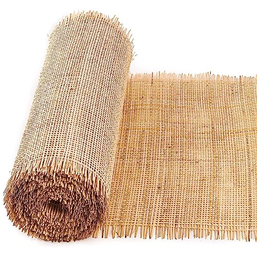 Kit de reparación de sillas de mimbre de ratán vienés, restauración de muebles con alfombrilla de mimbre de panal para cubierta de radiador y baúl de lámpara, perfecto para proyectos de decoración del