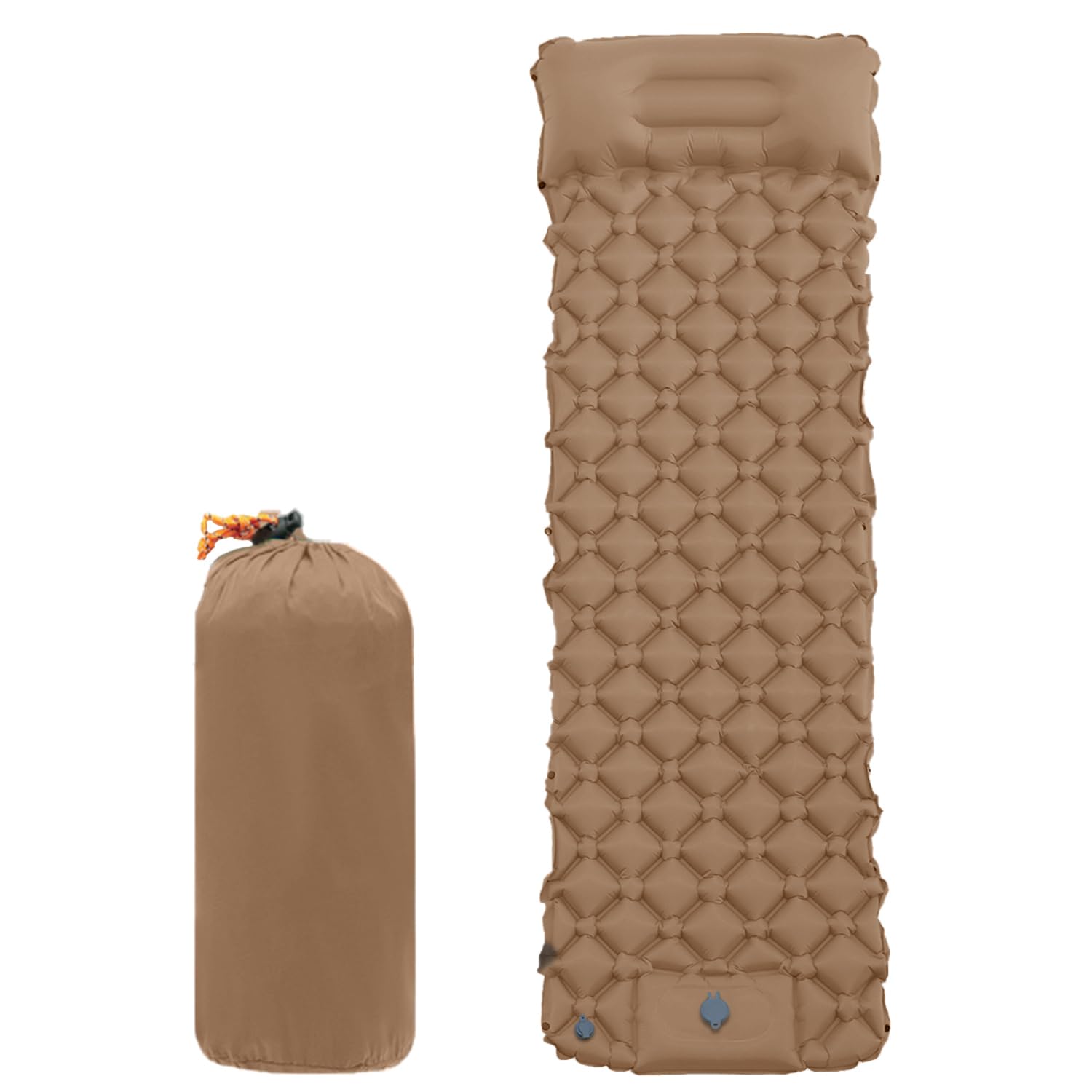 Sleeping Pad – Ultralight Inflatable Sleeping Mat, 75''*24'' Camping Sleeping Pad with Built-in Foot Pump,30s Step to InflateUltimate for Camping, Backpacking, Hiking