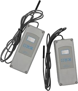 Supplying Demand 2 Pack ETC-111000-000 ETC-111000 Electronic Temperature Control 120 to 240 VAC SPDT Relay With 8 Foot Sensor