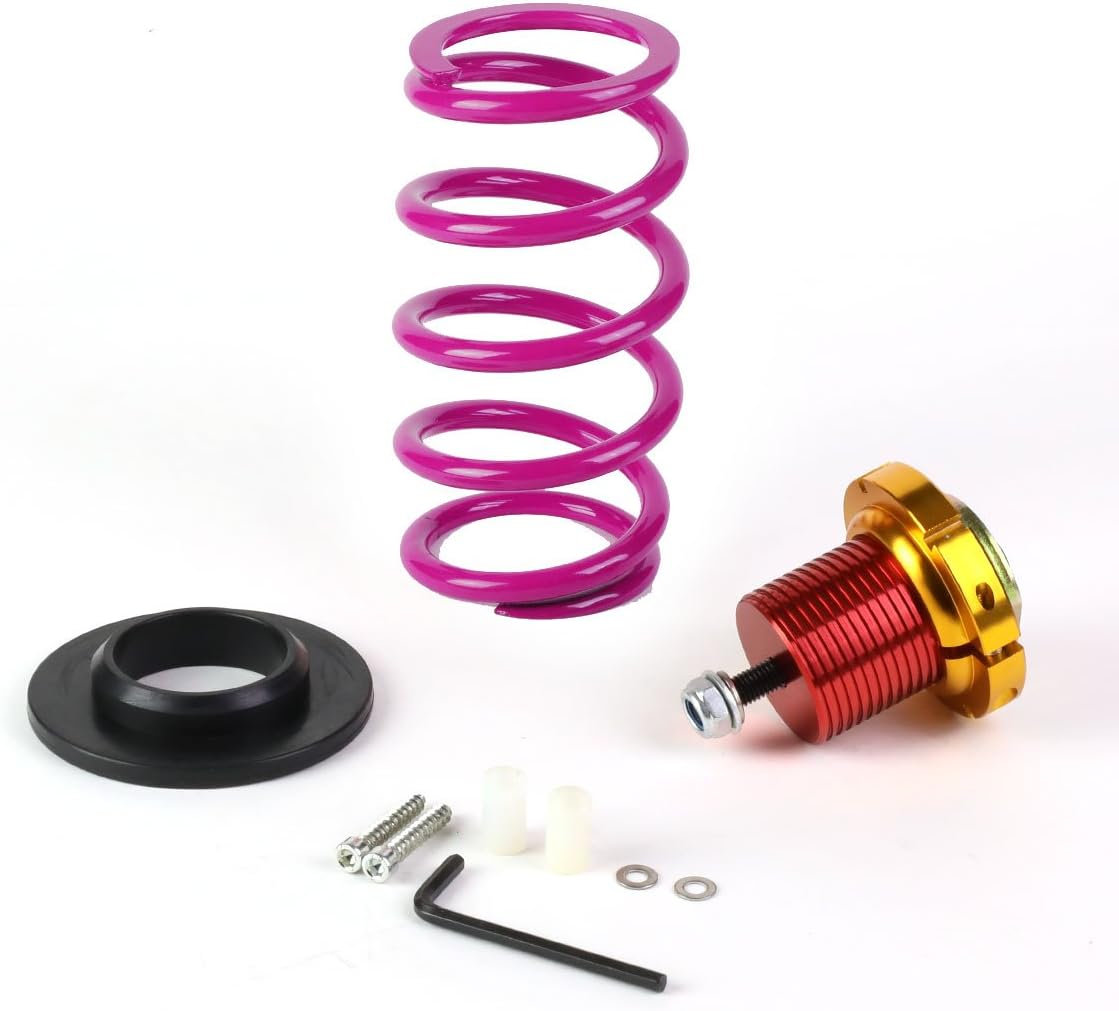 Auto Dynasty Compatible with Honda Civic FB - Aluminum Scaled Suspension Coilover Kit (Purple) - 4 pieces