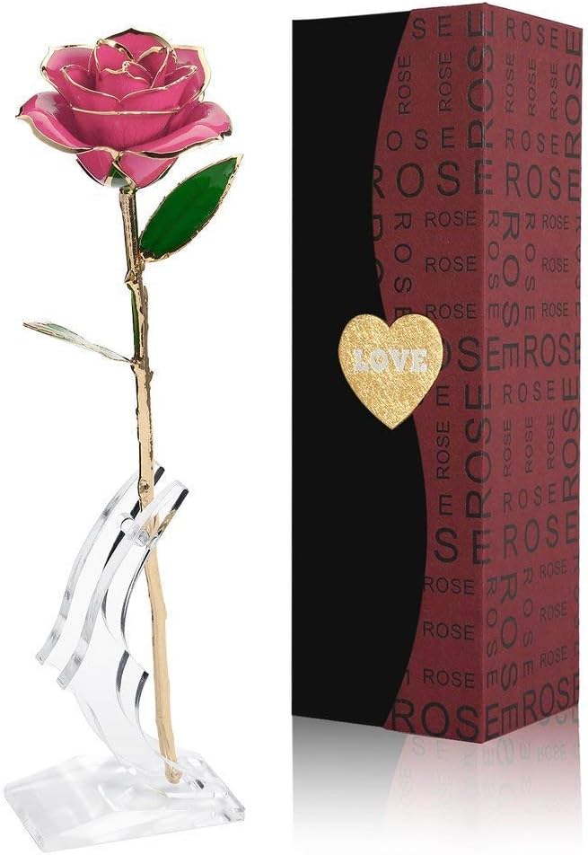 Gomyhom 24k Gold Rose Pink with Stand