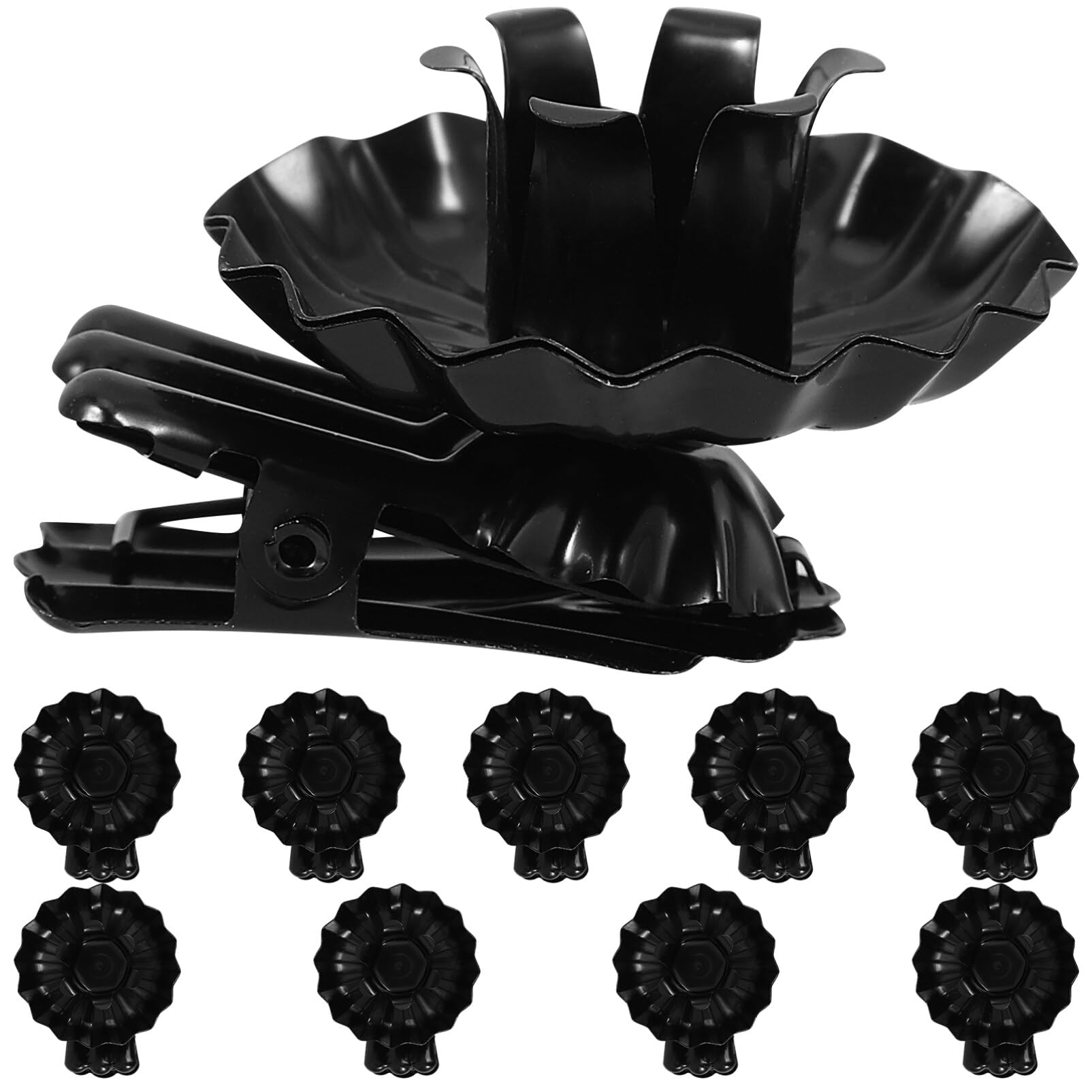 BESTOYARD 10pcs Clip on Candle Holder Iron Candlestick Holders Christmas Tree Candle Holder Metal Candle Clips Tealight Holders Xmas Party Supplies Wedding Centerpieces Ornaments