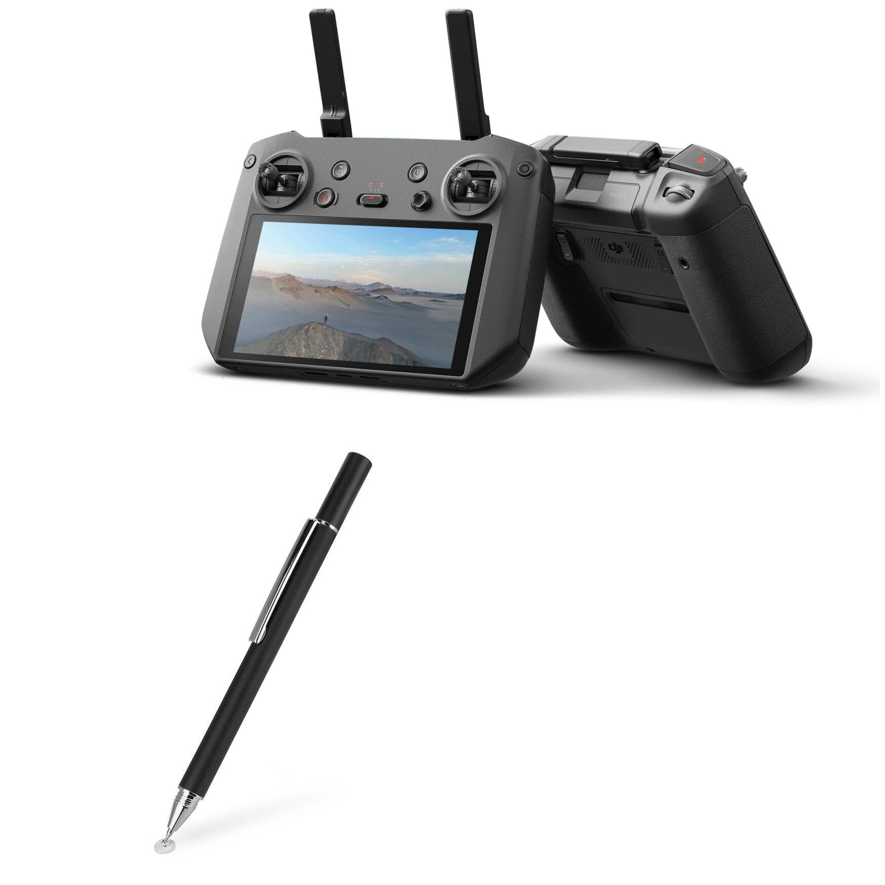 BoxWave Stylus Pen Compatible with DJI RC Pro - FineTouch Capacitive Stylus, Super Precise Stylus Pen - Jet Black
