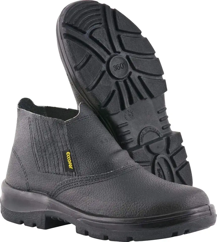 Botina Com Solado Em Poliuretano Monodensidade, Com Elástico, Sem Biqueira, Nº 37, Ben 0370