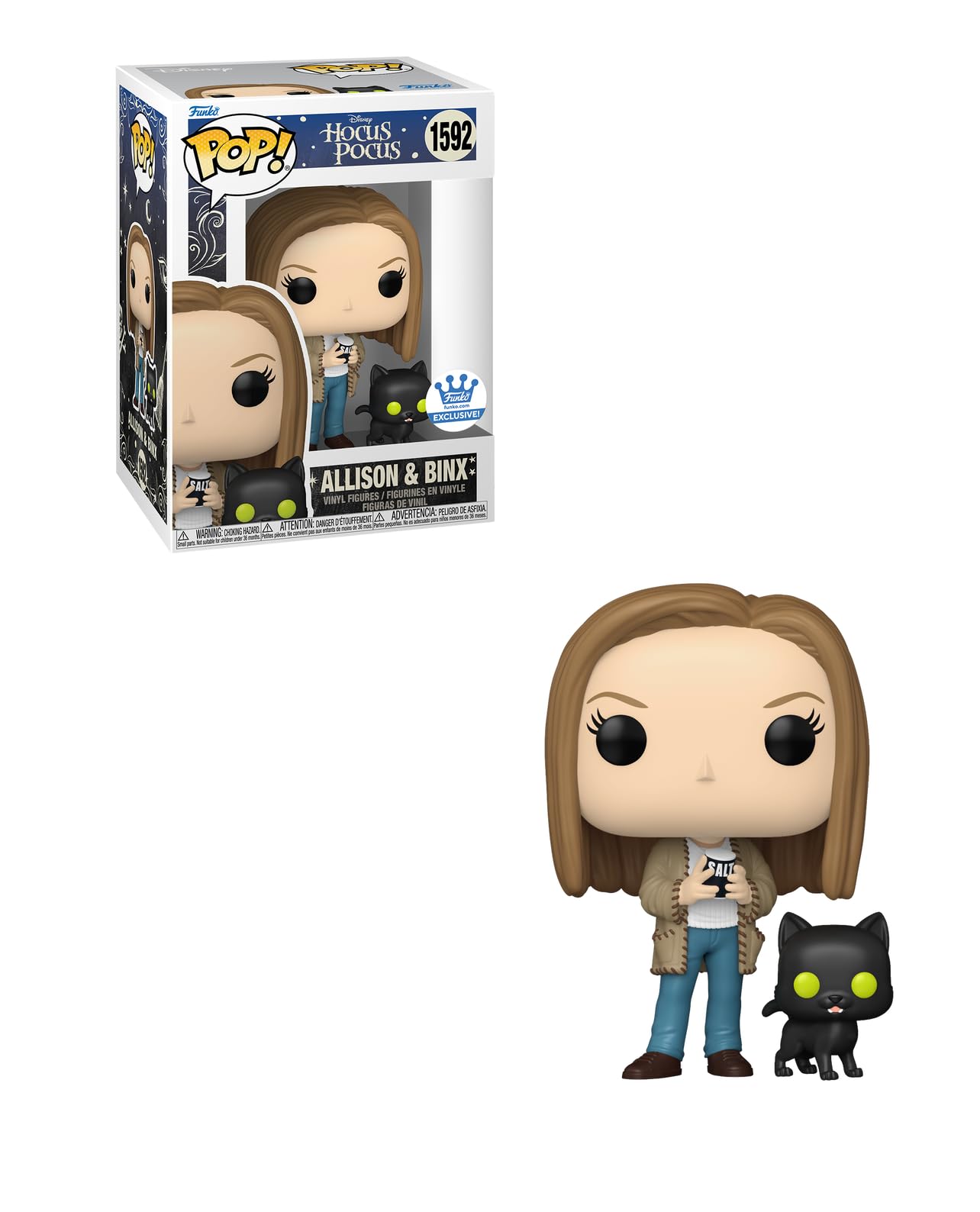 Funko Hocus Pocus Pop! & Buddy Allison & Binx Exclusive Vinyl Figure 1592