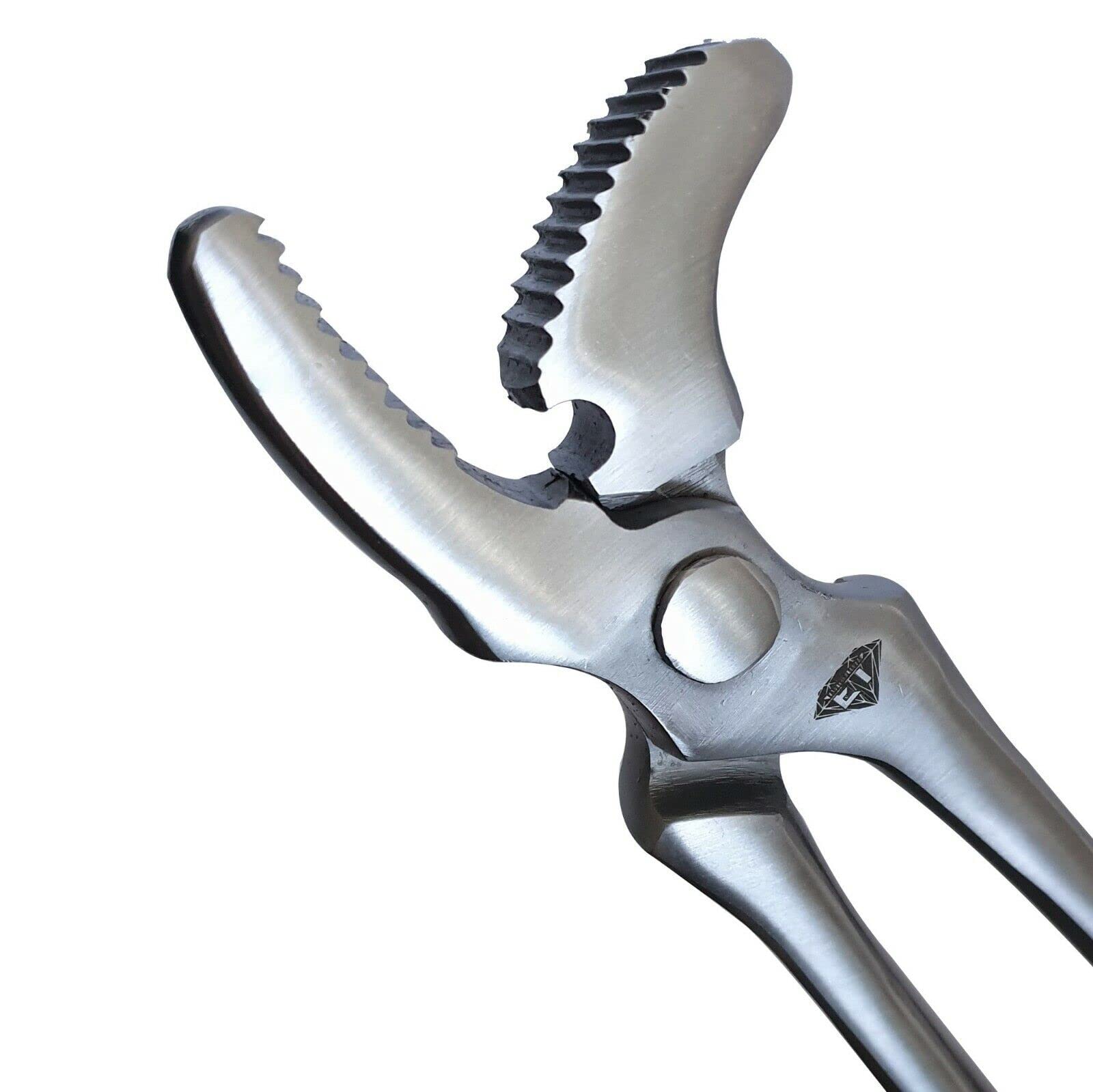 EasyTrimLondon Horse Hoof Nail Clincher Horseshoe Clinching Tongs Curved Jaw Farriers Tools