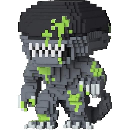 Funko Pop! Horror: 8-Bit Alien (Blood Splattered Version) Vinyl Figure
